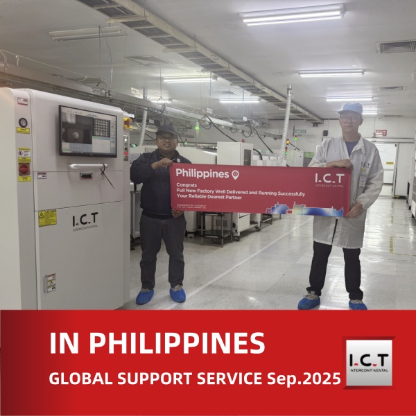 I.C.T Filipinler'de satır içi lazer işaretleme makinesi için denizaltı desteği